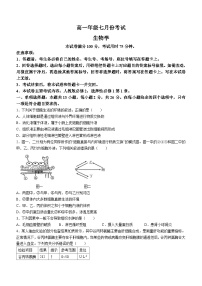 河北省河北名校联盟2023-2024学年高一下学期7月期末生物试题