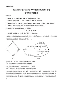 2024重庆万州区高二下学期7月期末考试生物含解析