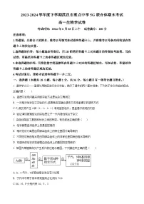湖北省武汉市重点中学5G联合体2023-2024学年高一下学期期末考试生物试卷（Word版附解析）