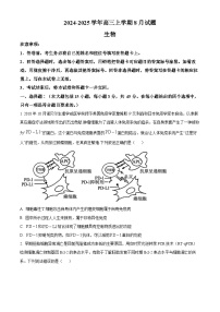 河南省许昌市魏都区许昌高级中学2024-2025学年高三上学期8月月考生物试题（原卷版）