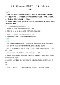 河南省洛阳市洛龙区洛阳市第一高级中学2024-2025学年高三上学期开学考试生物试题（解析版）