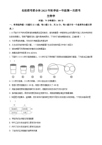 湖南省名校联考联合体2023-2024学年高一上学期第一次联考（期中考试）生物试题（含答案）