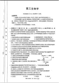 广东省部分学校2024-2025年高三上学期开学考生物试题