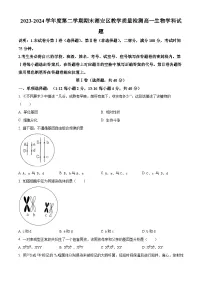 广东省潮州市潮安区2023-2024学年高一下学期期末考试生物试题（原卷版）