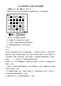 湖南省岳阳市岳阳县第一中学2024-2025学年高二上学期开学考试生物试题（Word版附解析）