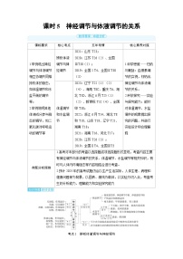 2025年高考生物精品教案第八章动物和人体生命活动的调节课时5神经调节与体液调节的关系