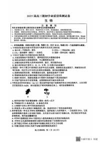 江苏省南通市海安市2024-2025学年高三上学期期初学业质量监测生物试题