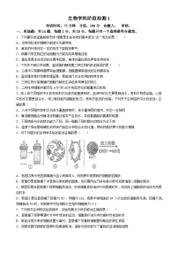 江苏省盐城市射阳县射阳中学2024-2025学年高三上学期9月月考生物试题