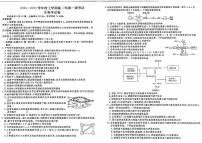 云南省玉溪市2024-2025学年高二上学期第一次月考生物试题