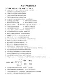 生物丨四川省成都列五中学2025届高三9月入学摸底测试生物试卷及答案