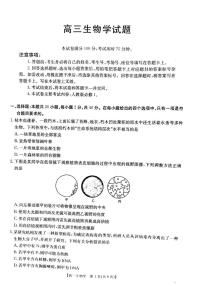 生物丨山西省长治市2025届高三9月质量检测生物试卷及答案