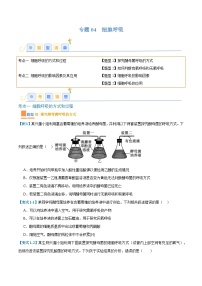 专题04 细胞呼吸（4大题型）-2025年高考生物一轮复习题型冲关讲义（新高考通用）