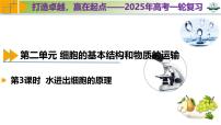 专题2.3 水进出细胞的原理（课件）-2025年高考生物一轮复习考点归类（新高考通用）