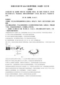 [生物]云南省昭通市市直中学2024～2025学年高二上学期第一次月考试题(有答案)
