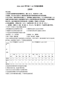 山西省部分学校2024-2025学年高二上学期10月月考生物试题