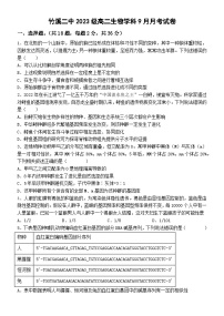 湖北省十堰市竹溪县第二高级中学2024-2025学年高二上学期9月月考生物试题