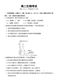 河北省保定市唐县河北省唐县第一中学2024-2025学年高二上学期10月期中生物试题