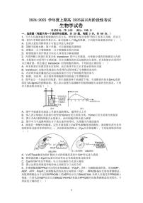 四川省成都市第七中学2024-2025学年高三上学期10月月考生物试题