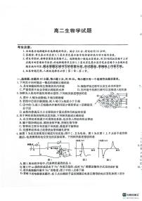 山东省菏泽市鄄城县第一中学2024-2025学年高二上学期10月月考生物试题