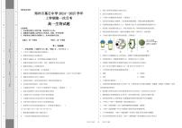 河南省郑州市基石中学2024-2025学年高一上学期生物第一次月考试卷