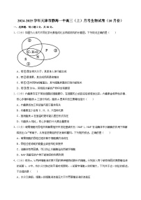天津市静海一中2024-2025学年高三上学期10月月考生物试卷
