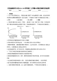 江苏省南京市六校2024-2025学年高二上学期10月联合调研生物试卷(含答案)