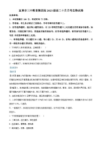 四川省宜宾市三中教育集团2024-2025学年高二上学期10月月考生物试卷（Word版附解析）