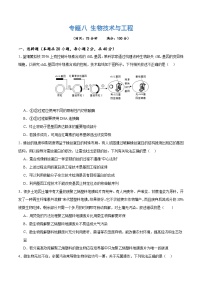 新高考生物二轮复习讲练测专题八 生物技术与工程（测试）（2份，原卷版+解析版）