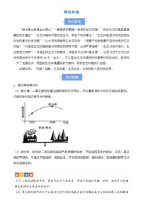 新高考生物二轮复习讲练测热点链接 绿色环保（2份，原卷版+解析版）