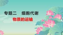 新高考生物二轮复习热点专题专项突破课件 专题二+细胞代谢（含答案）