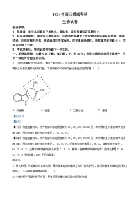 河北省保定市2024-2025学年高三上学期期中摸底考试生物试题（Word版附解析）