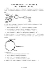 2024北京重点校高二（下）期中真题生物汇编：基因工程章节综合（单选题）