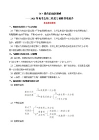 专题8 遗传的细胞基础（练习）--2025年高考生物二轮复习易错重难提升专题（含解析 ）