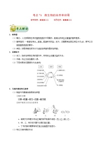 备战2025年高考生物考点一遍过考点71微生物的培养和应用教案（Word版附解析）