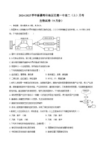 2024-2025学年新疆喀什地区巴楚一中高二（上）月考生物学试卷（9月份）（含答案）