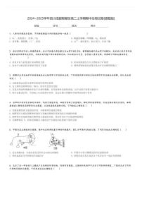 2024～2025学年四川成都郫都区高二上学期期中生物试卷[原题+解析版]