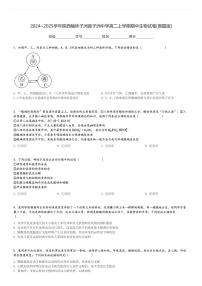 2024～2025学年陕西榆林子洲县子洲中学高二上学期期中生物试卷[原题+解析版]