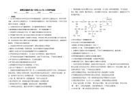 山东省泰安市正德高中2024-2025学年高一上学期10月月考生物试题