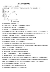 吉林省通化市梅河口市第五中学2024-2025学年高三上学期11月期中考试生物试卷（Word版附答案）