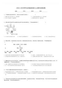 2024～2025学年北京海淀区高三(上)期中生物试卷[原题+解析]