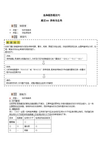 【高考生物】答题技巧与模板构建题型03 表格信息类（选择题2大类型解题技巧）-试卷