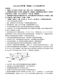 山东省潍坊市安丘市潍坊国开中学2024-2025学年高三上学期11月月考生物试题