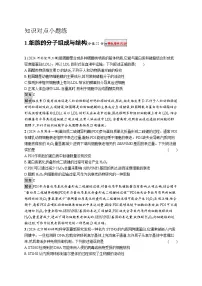 备战2025年高考二轮复习生物（山东版）知识对点小题练1细胞的分子组成与结构（Word版附解析）