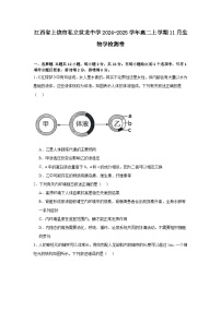 江西省上饶市私立世龙中学2024-2025学年高二上学期11月生物学检测卷