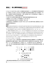 备战2025年高考二轮复习生物（河北版）大单元4 遗传信息控制生物性状的遗传规律 层级三核心素养突破练（Word版附解析）