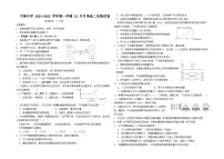宁夏青铜峡市宁朔中学2024-2025学年高二上学期第二次月考生物试题