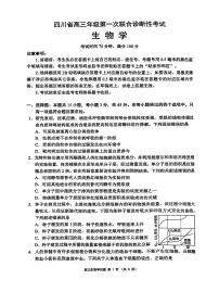 四川省成都市蓉城名校联盟2025届高三上学期高考第一次联合性诊断性考试生物