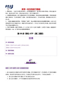 第08讲 酶和ATP（第二课时）（练习）-2025年高考生物一轮复习课件+讲义+专练（新教材新高考）