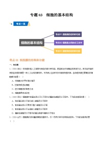 专题03 细胞的基本结构-备战2025年高中学业水平合格考生物真题分类汇编.zip