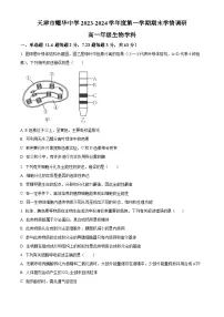 天津市和平区耀华中学2023-2024学年高一上学期期末生物试题